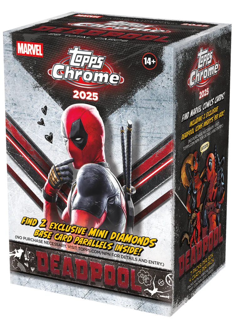 Topps Marvel Deadpool Chrome 2025 - Value Box