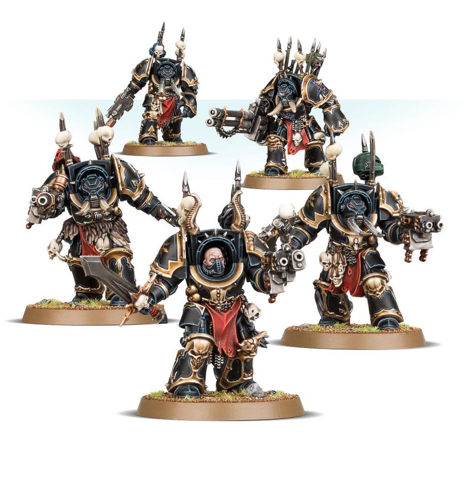 Chaos Space Marines - Chaos Terminator Squad Chaos Space Marines - Chaos Terminator Squad