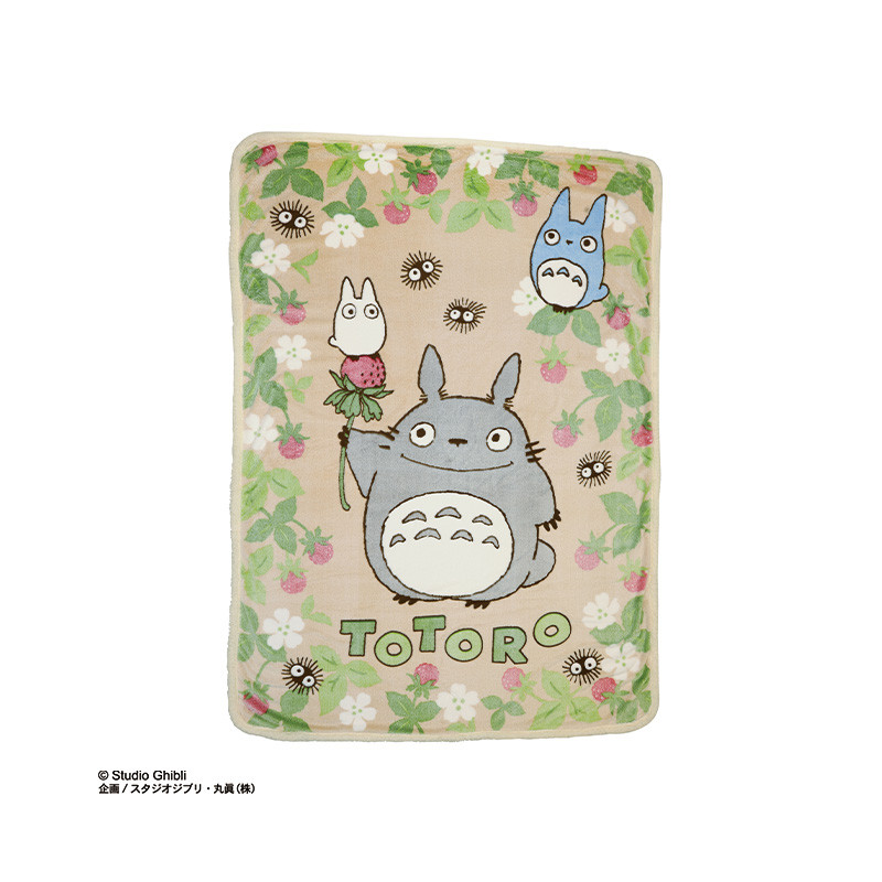 Large fluffy Totoro Strawberry blanket 200x140cm - My Neighbor Totoro