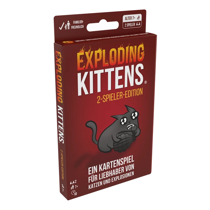 Exploding Kittens 2 Spieler Edition - Deutsch