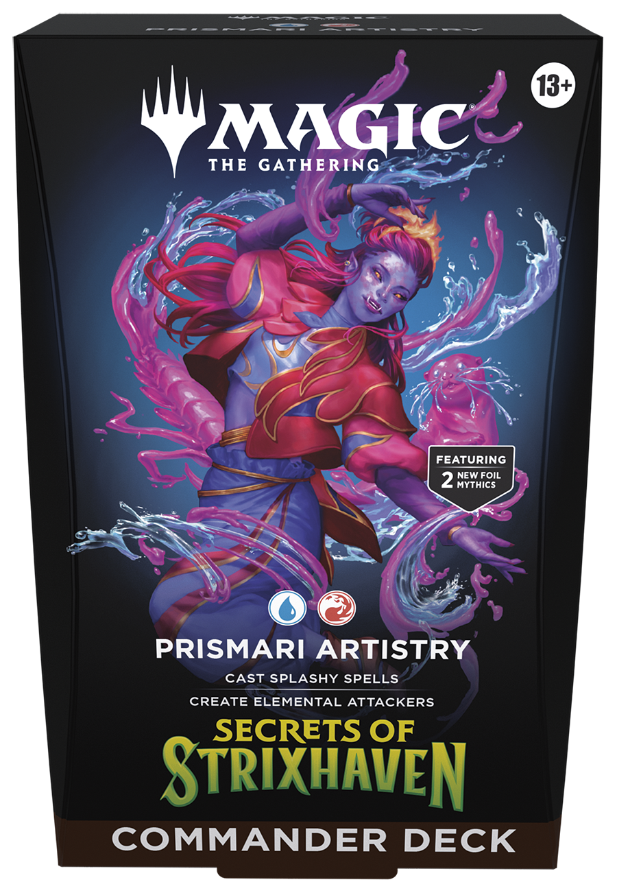 Magic The Gathering Secrets of Strixhaven Commander Deck Prismari Artistry