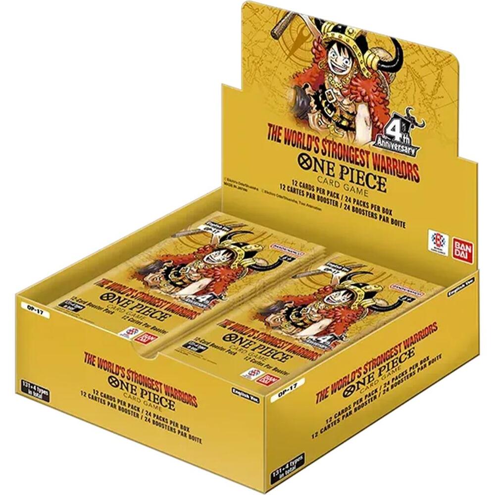 OP17 The Worlds Strongest Warriors Booster Display