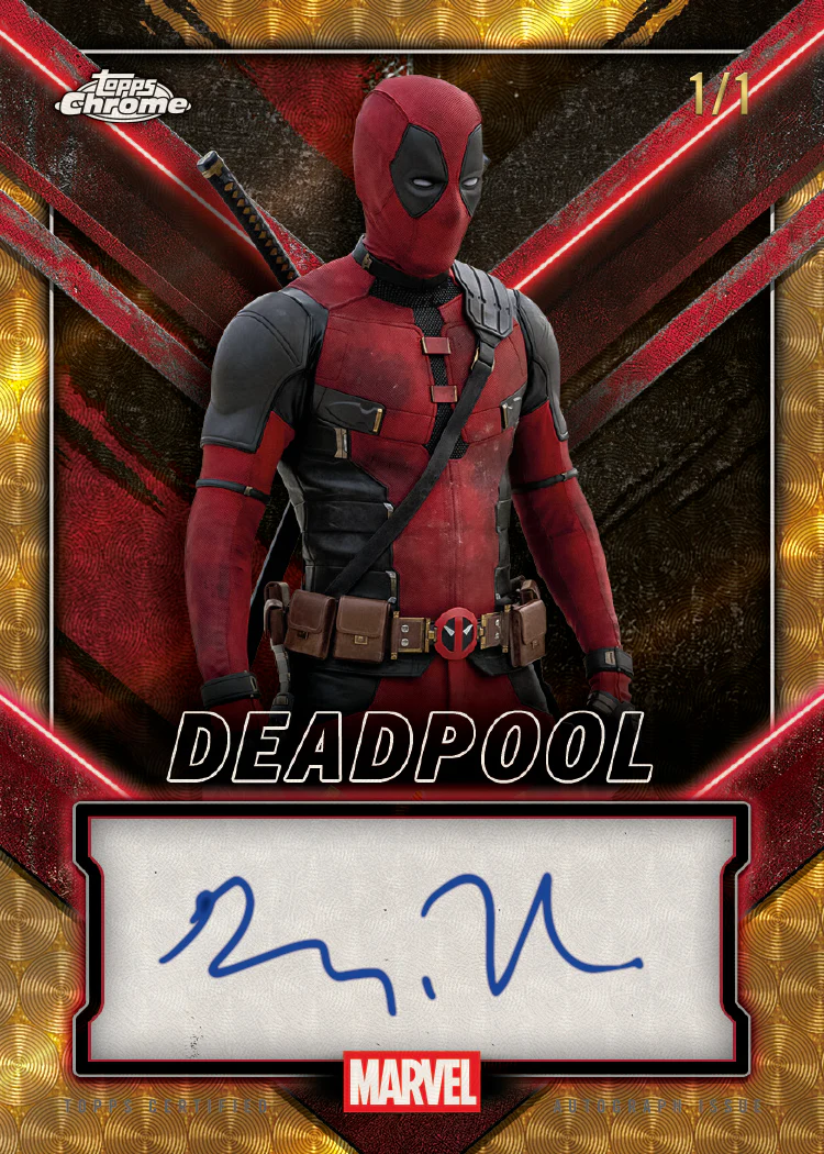 Topps Marvel Deadpool Chrome 2025 - Value Box