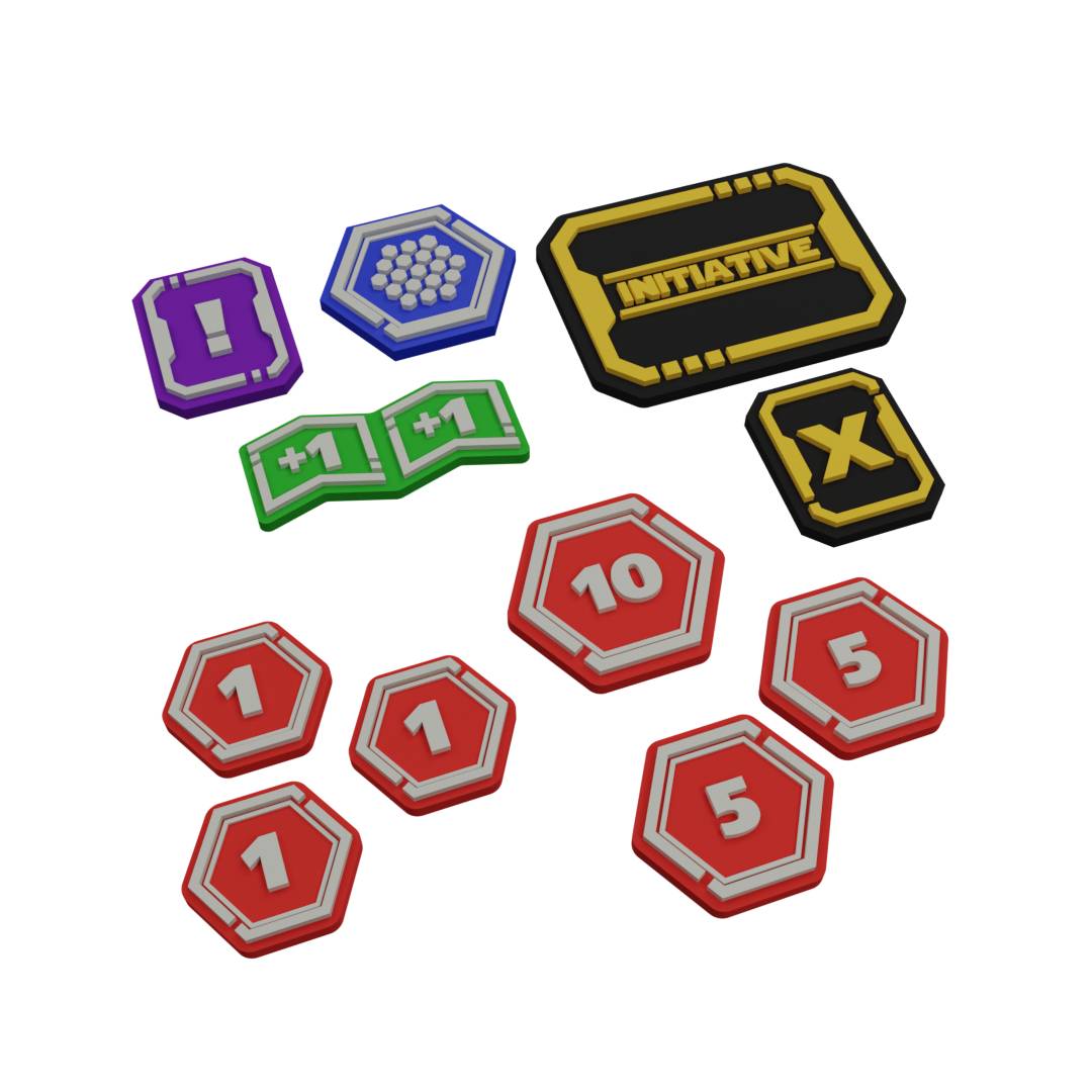Star Wars: Unlimited compatible upgrade Token Set Star Wars: Unlimited compatible upgrade Token Set