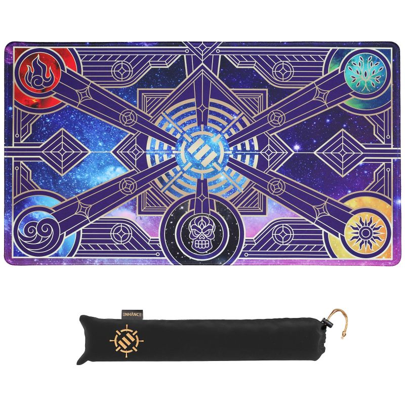 Playmat and Drawstring Travel Pouch (Stars)