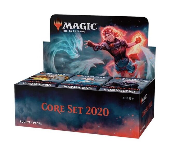 magic the gathering core set 2020 booster draft display mtg 