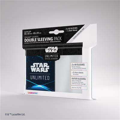 Star Wars: Unlimited Art Sleeves Double Sleeving Pack - Weltraum Blau