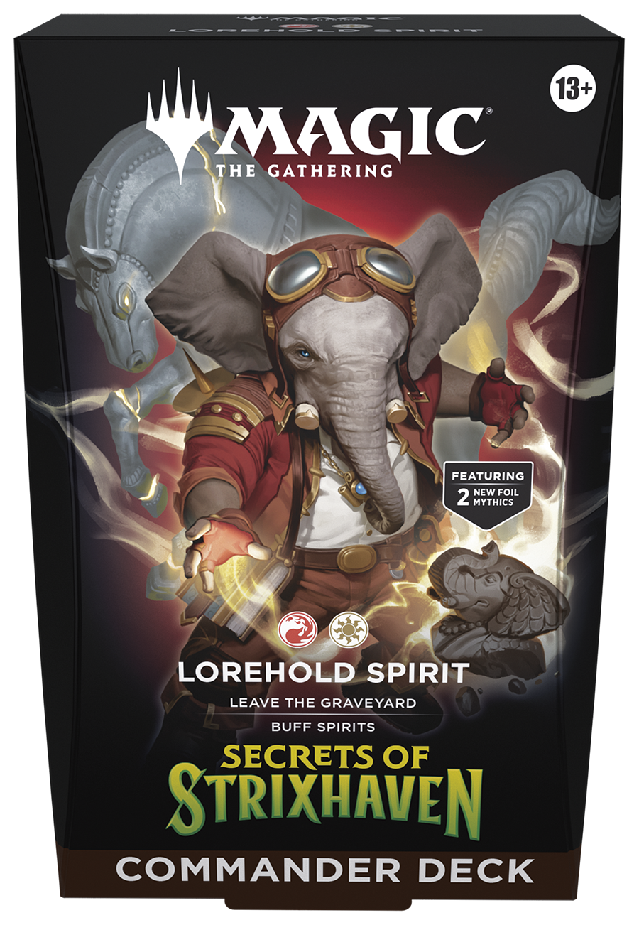 Magic The Gathering Secrets of Strixhaven Commander Deck Lorehold Spirit