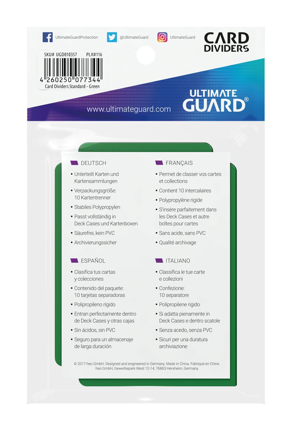 Ultimate Guard Card Divider Ultimate Guard Card Divider