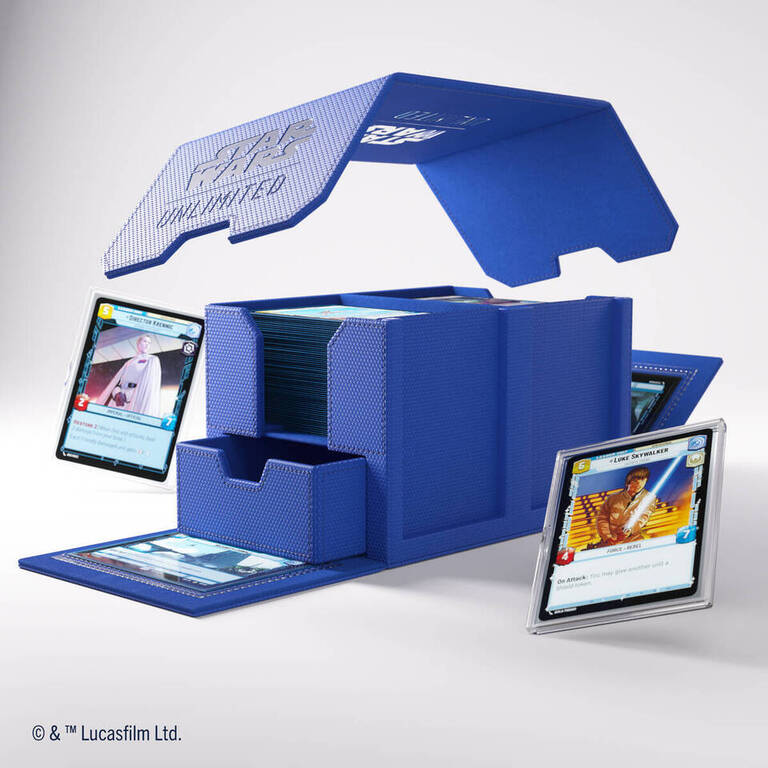 Star Wars: Unlimited Double Deck Pod - Blau Star Wars: Unlimited Double Deck Pod - Blau