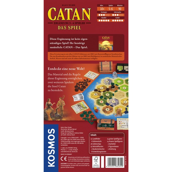 CATAN - Ergänzung für 5-6 Spieler CATAN - Ergänzung für 5-6 Spieler