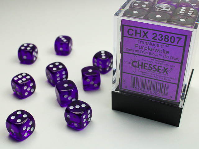 Chessex 12mm d6 Translucent Chessex 12mm d6 Translucent