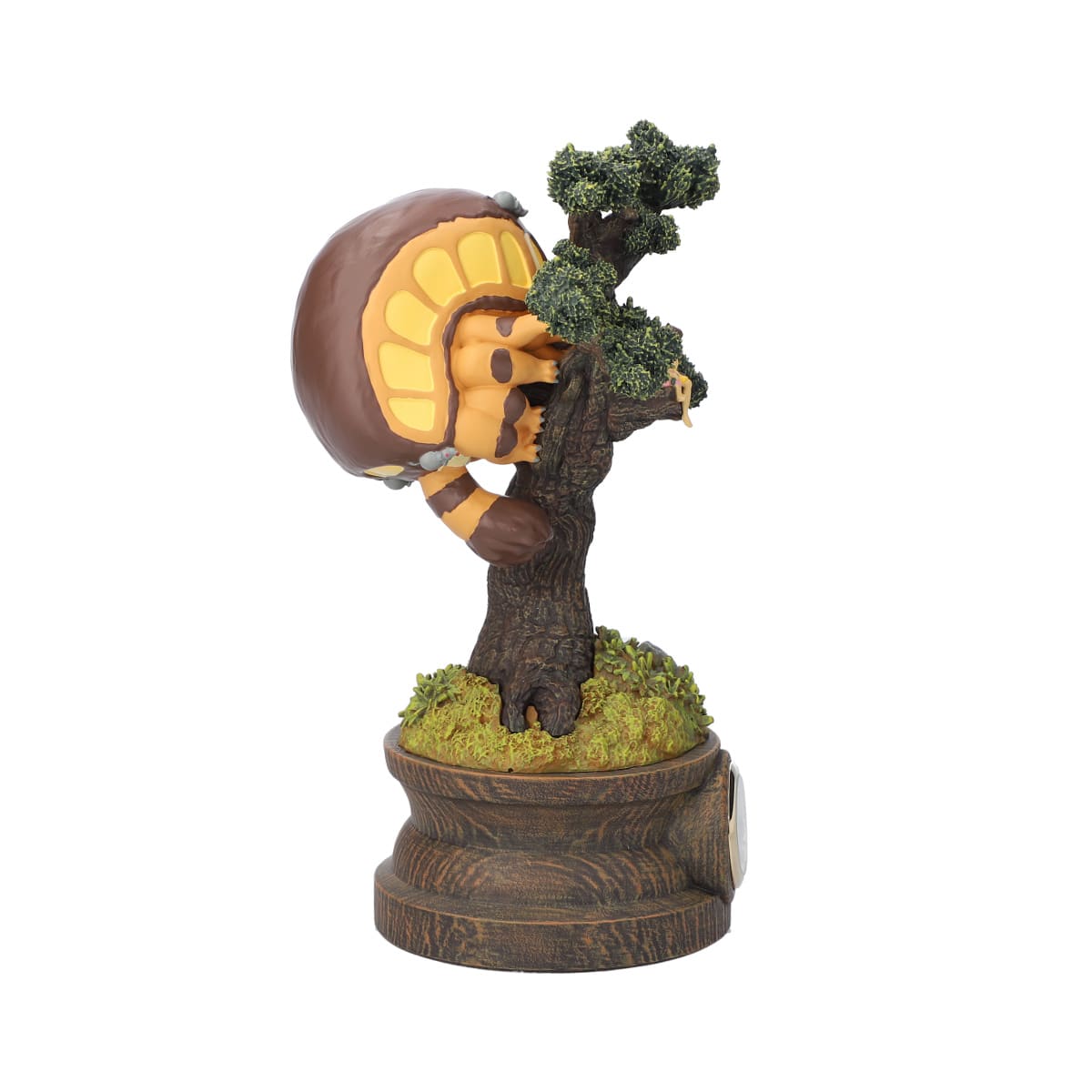 Diorama table clock Mei, Satsuki & Chatbus in the pine tree - My Neighbor Totoro