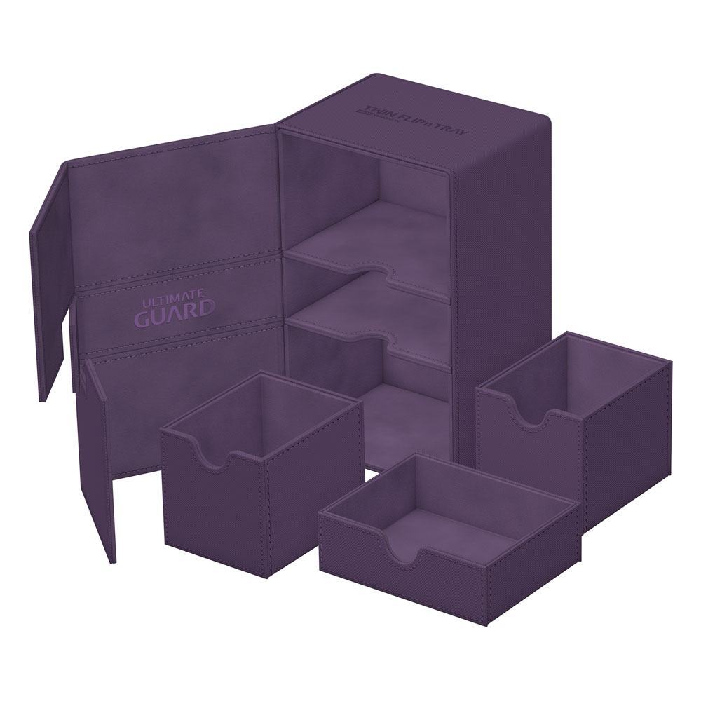 Ultimate Guard Twin Flip`n`Tray 160+ XenoSkin Monocolor Purple Ultimate Guard Twin Flip`n`Tray 160+ XenoSkin Monocolor Purple