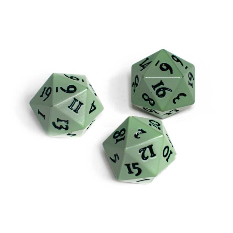 Vivid Heavy Metal D20 Dice Vivid Heavy Metal D20 Dice