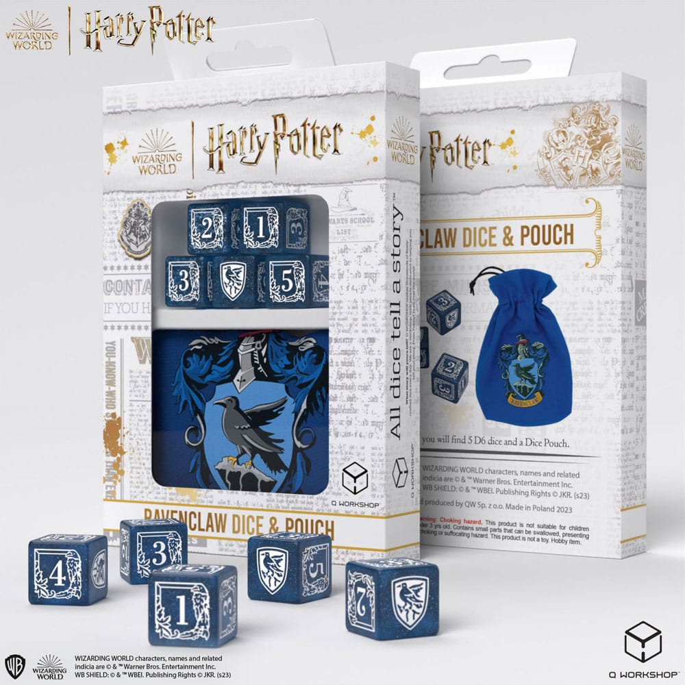 Harry Potter Dice & Pouch Set Ravenclaw Harry Potter Dice & Pouch Set Ravenclaw