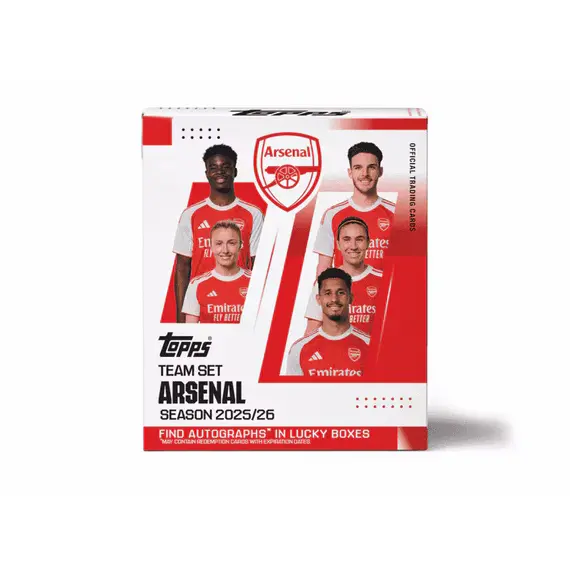Topps Arsenal Team Set 25/26 Deck Box