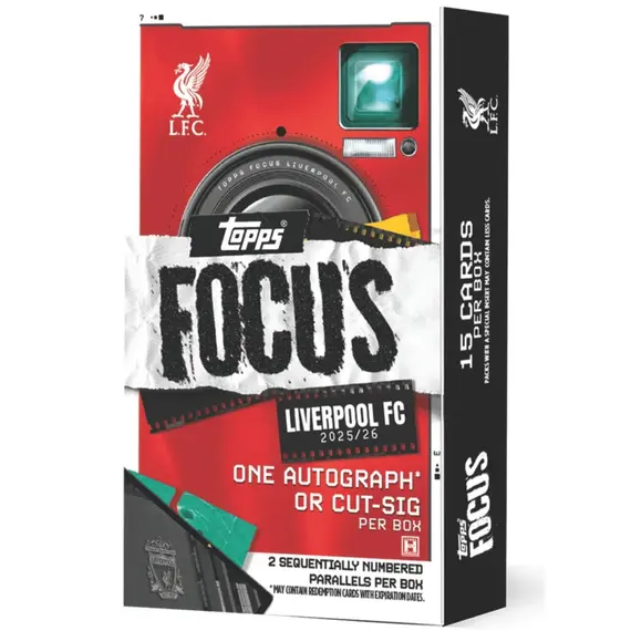 Topps Liverpool Fokus 2025/2026 - Deck Box