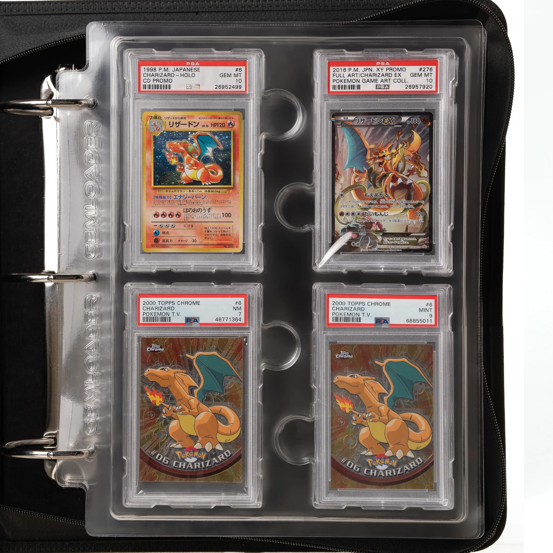 Premium Graded Card Binder for PSA, BGS other slabs of equal dimensions ...