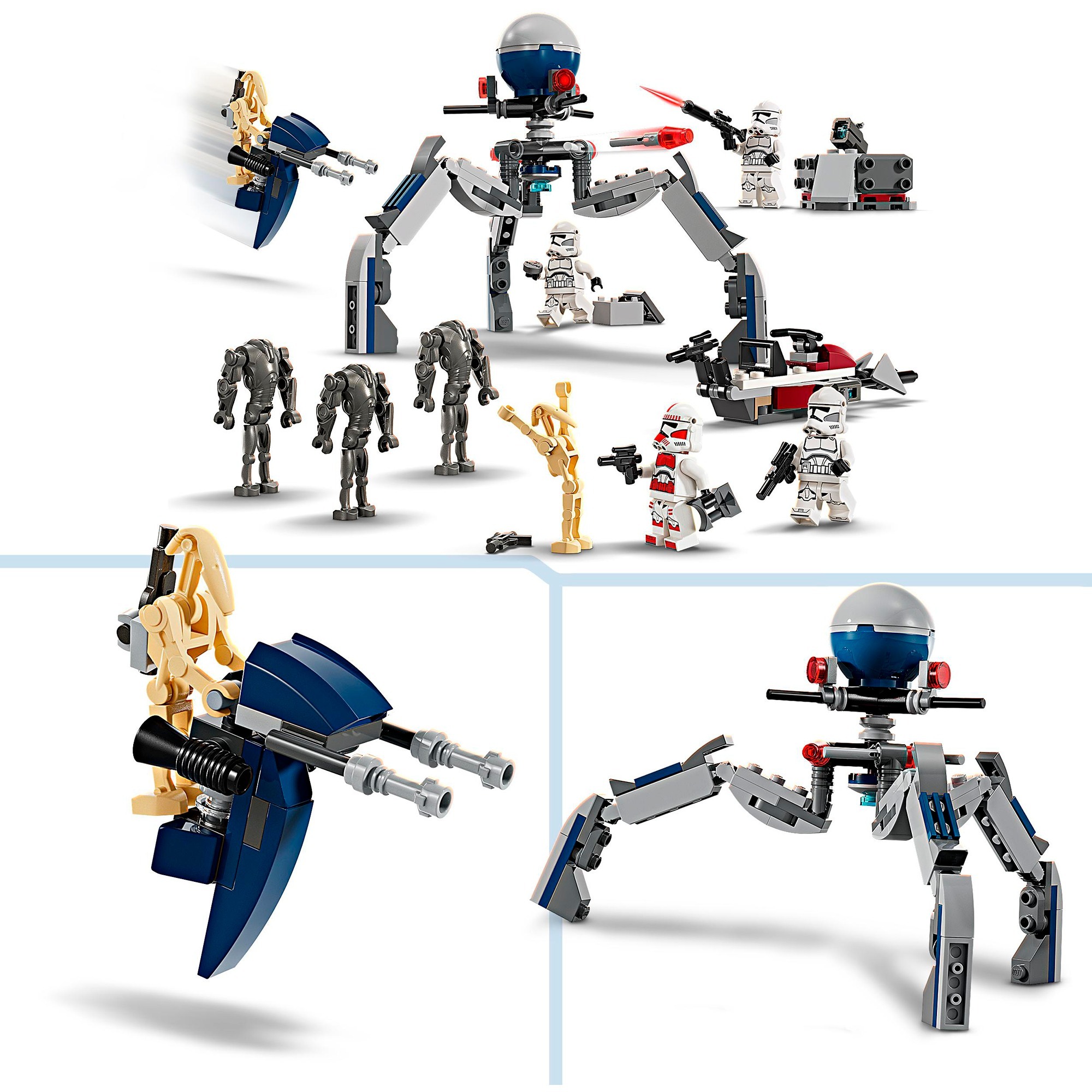 LEGO 75372 Star Wars Clone Trooper & Battle Droid Battle Pack LEGO 75372 Star Wars Clone Trooper & Battle Droid Battle Pack