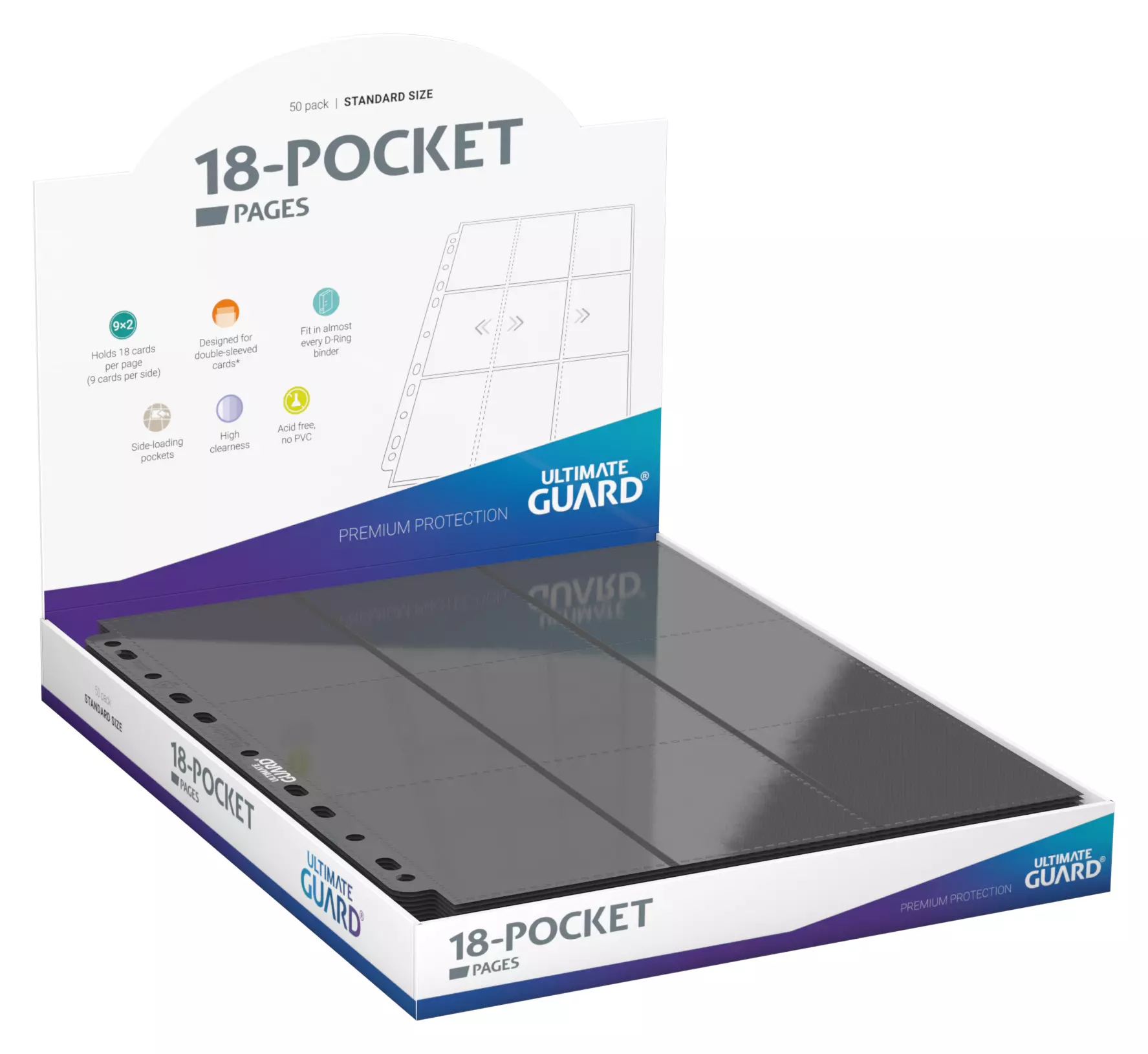 Ultimate Guard 18-Pocket Pages Side-Loading