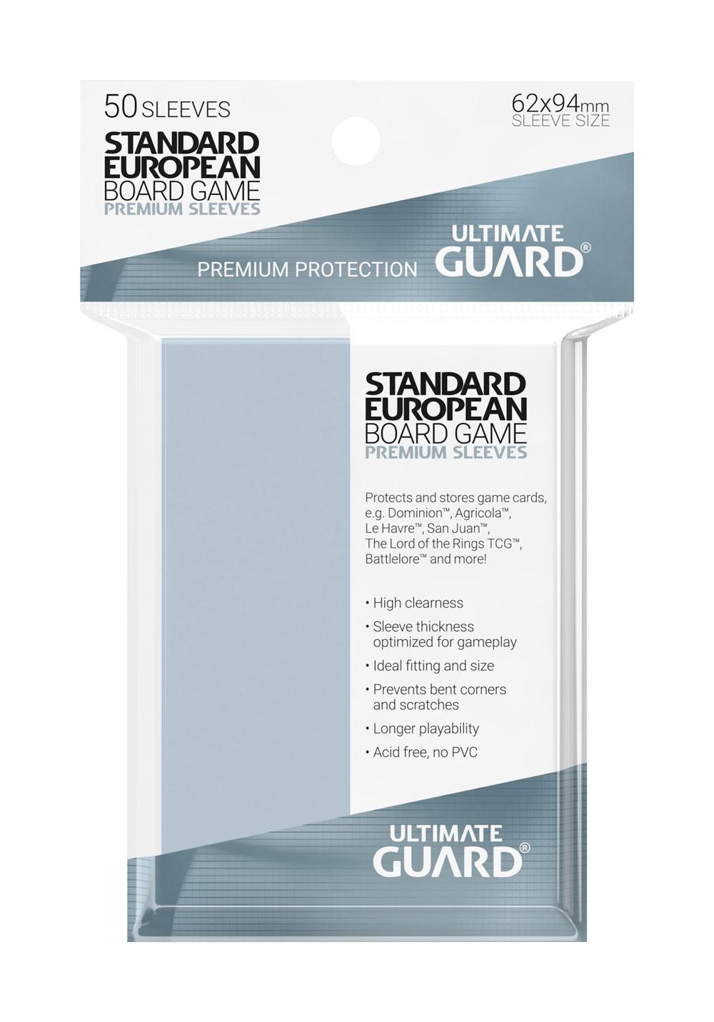 Ultimate Guard Premium Soft Sleeves for Board Games (50 Sleeves)
