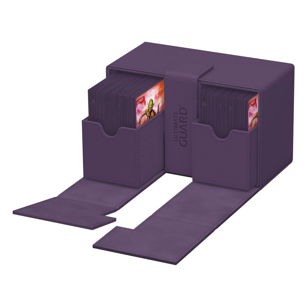 Ultimate Guard Twin Flip`n`Tray 160+ XenoSkin Monocolor Purple Ultimate Guard Twin Flip`n`Tray 160+ XenoSkin Monocolor Purple