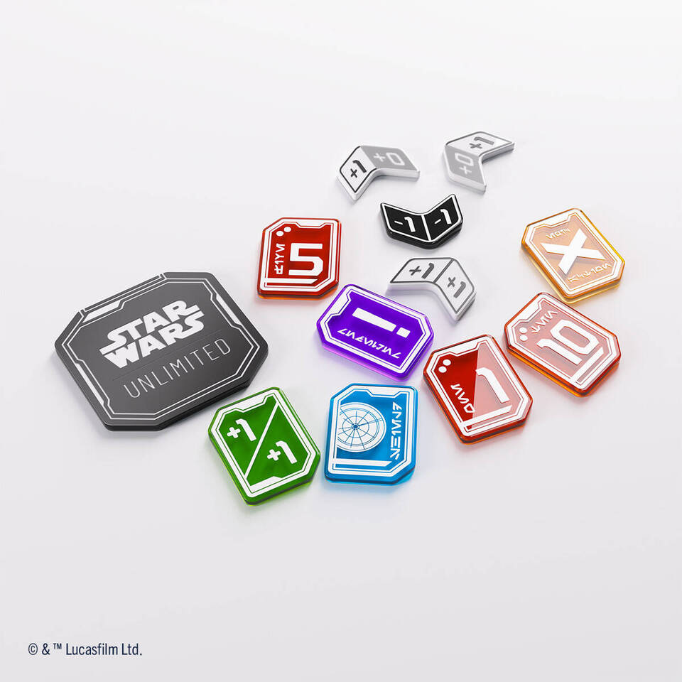 Star Wars: Unlimited Acrylic Tokens Star Wars: Unlimited Acrylic Tokens