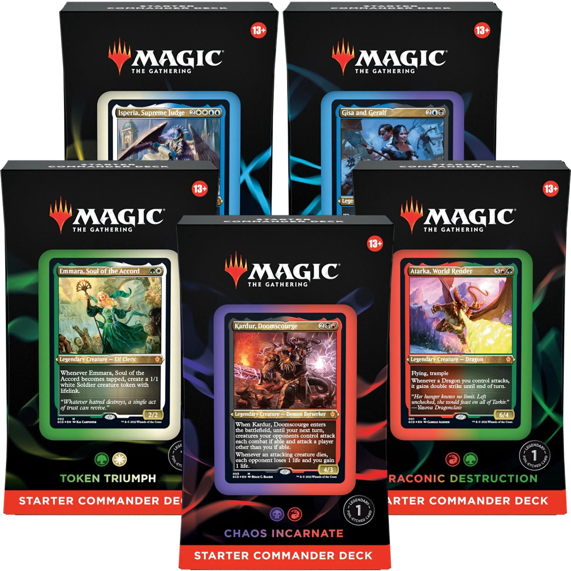mtg starter commander decks 2022 opening and Value check + Commander journey Summary at the end The Gatherings most popular multiplayer format Starter Commander Deck 2022 -