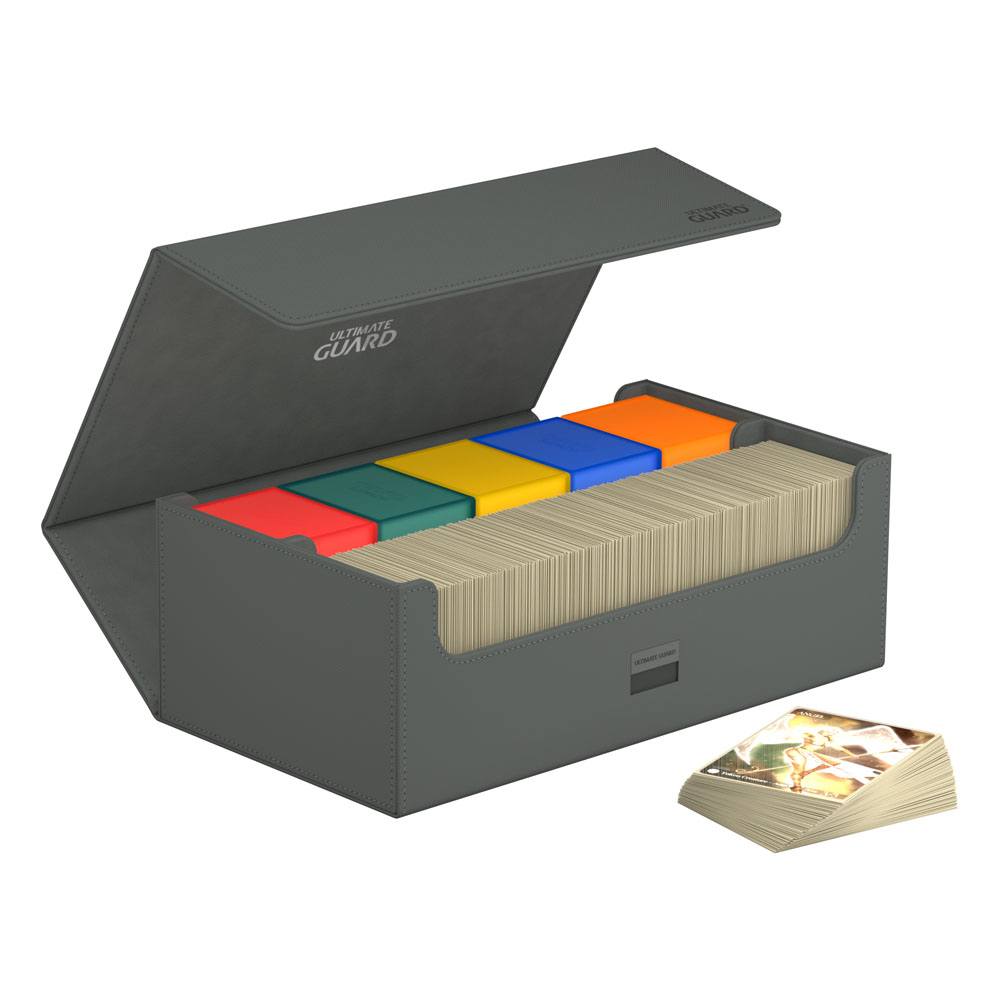 Boîte De Rangement Ultimate Guard Arkhive 800+ - Pour 800+ Cartes à Double Sleeve, Fermeture Magnétique, Vert