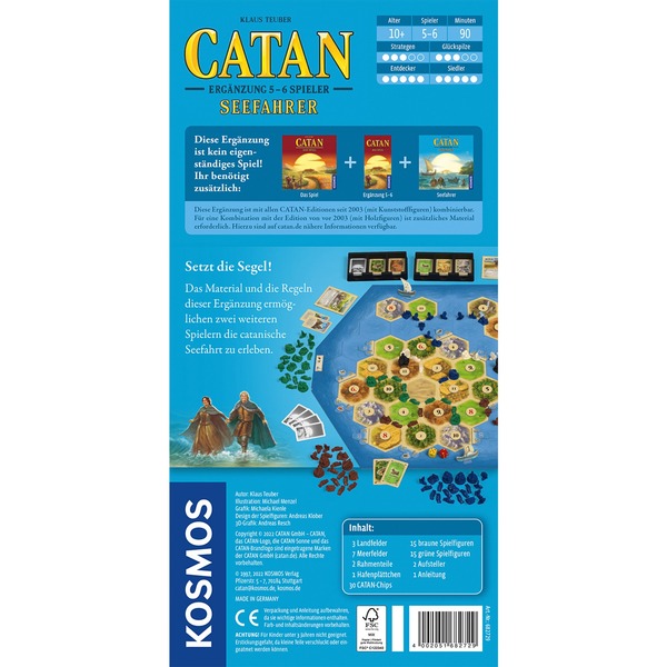 CATAN - Seefahrer Ergänzung 5-6 Spieler