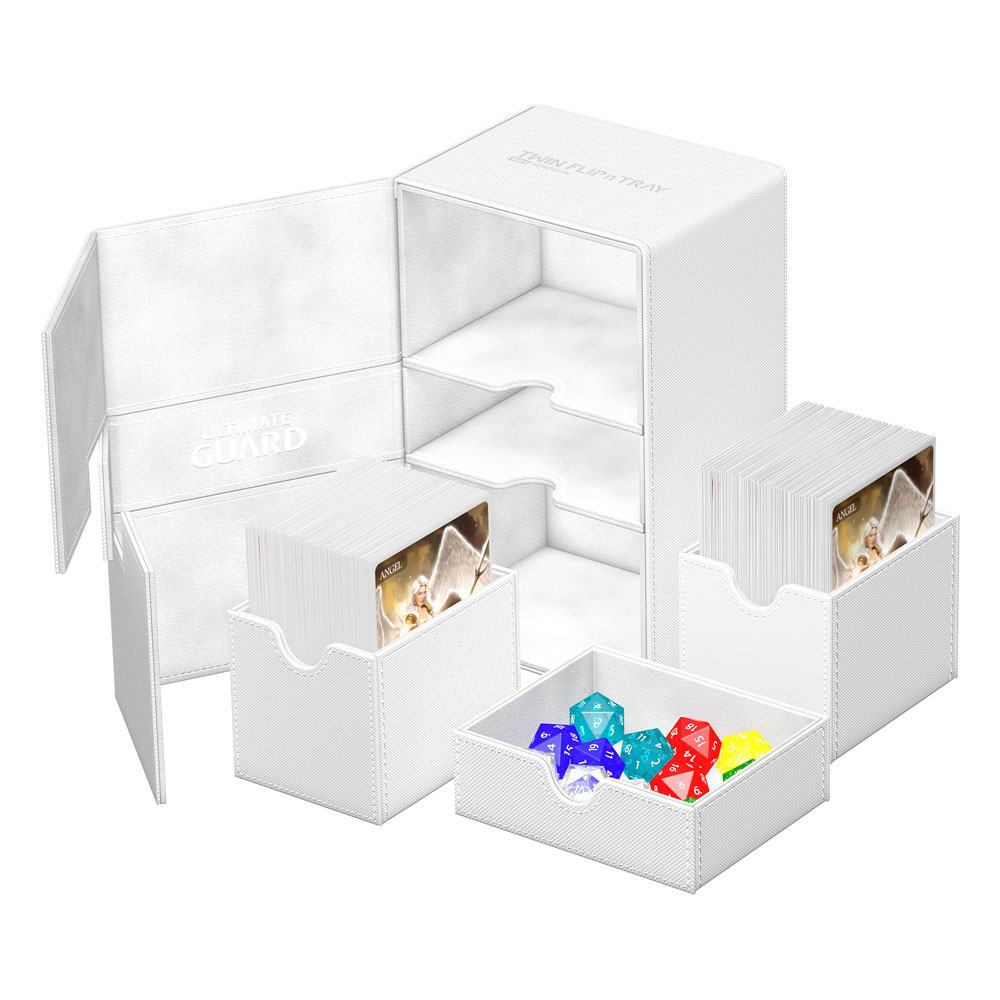Ultimate Guard Twin Flip`n`Tray 160+ XenoSkin Monocolor White Ultimate Guard Twin Flip`n`Tray 160+ XenoSkin Monocolor White