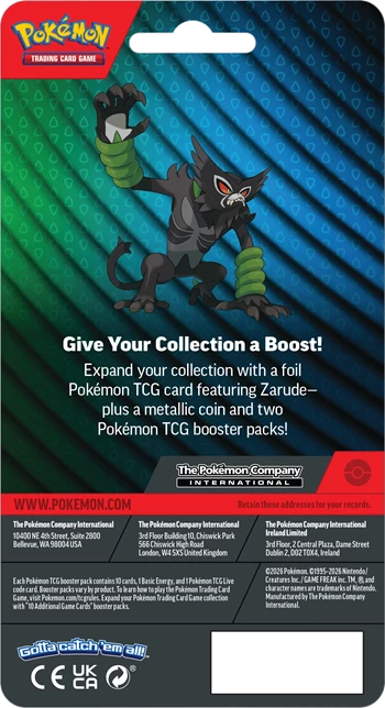 Zarude Mega Evolution 2-Pack Blister August