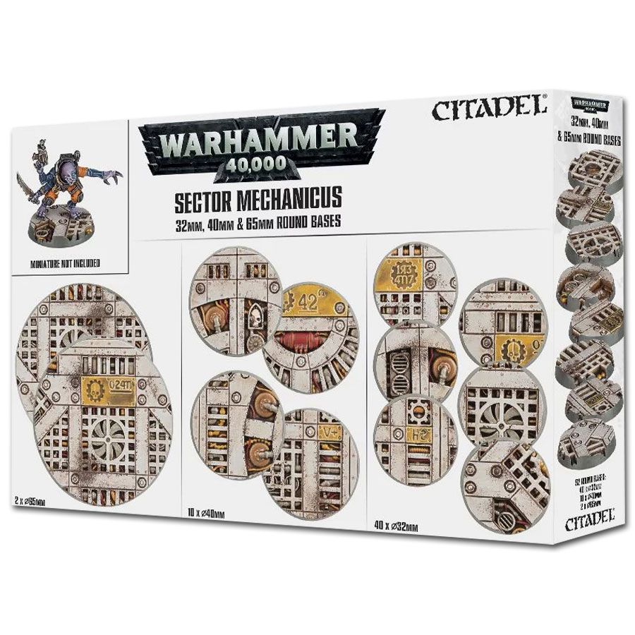 Sector Mechanicus - 32mm, 40mm & 65mm Round Bases