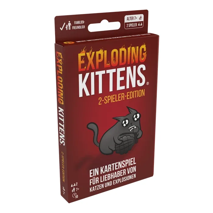 Exploding Kittens 2 Spieler Edition - Deutsch